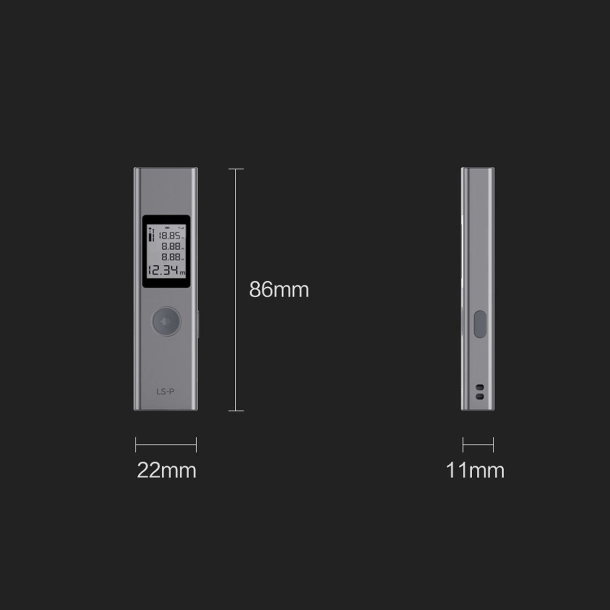 Laserafstandsmeter - PrecisionPro - Draagbaar & Hoge Precisie - Nauwkeurig Afstandsgereedschap