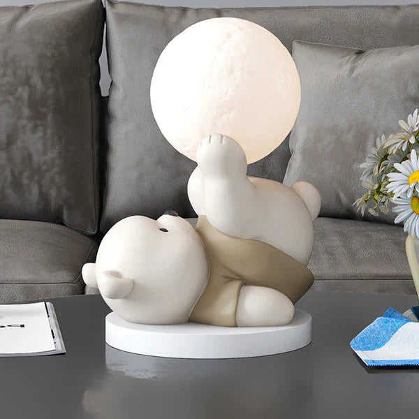 Beerlamp - MoonBear - Schattig Ontwerp - Zacht & Gezellig Nachtlampje