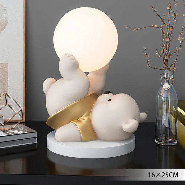 Beerlamp - MoonBear - Schattig Ontwerp - Zacht & Gezellig Nachtlampje