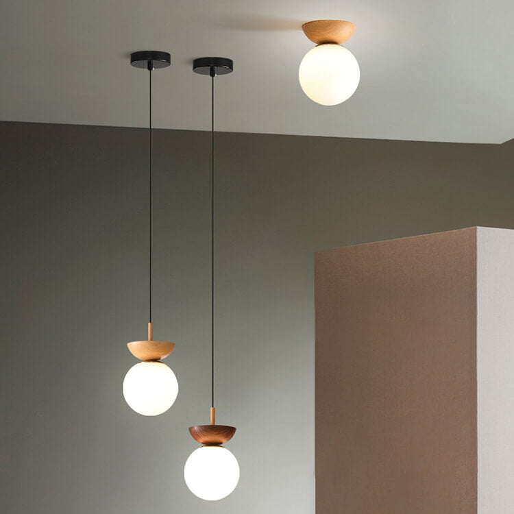 Plafondlamp - ZenGlow - Japanse Stijl & Rustgevende Sfeer - Minimalistisch Ontwerp