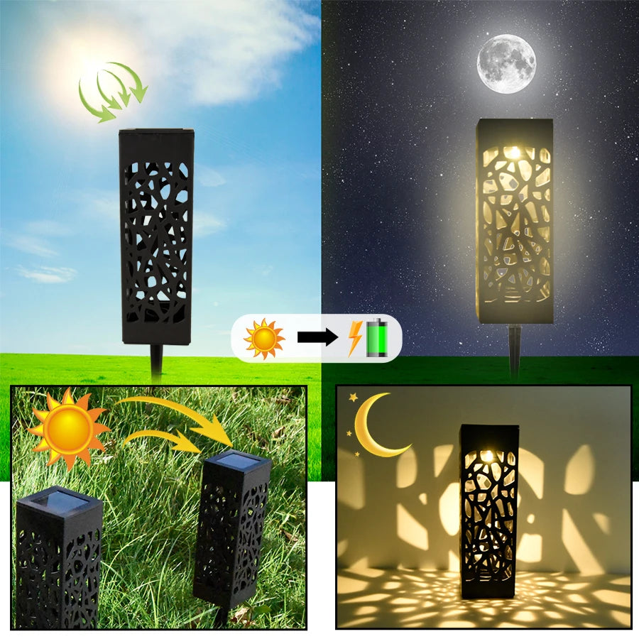 Graslicht - SolarGlow - LED Zonne-energie - Waterdicht Pad