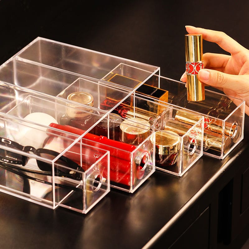 Make-up Organizer - ClearAcrylic - Multi-Vak Ontwerp - Netjes & Toegankelijk