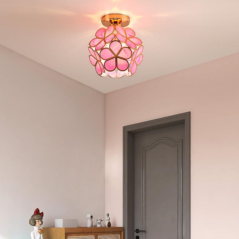 Plafondlamp - Floris - Elegante Ontwerp - Glazen Kap