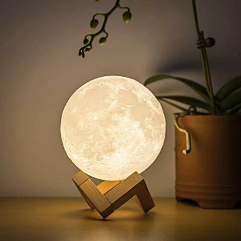 Maanlamp - Lunar - Oplaadbaar - Touch bediening