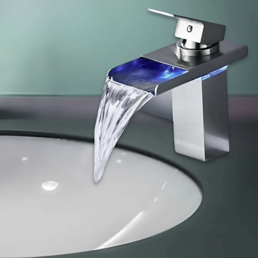 LED Watervalfaucet - Vidric - Opbouw - Temperatuurgevoelig