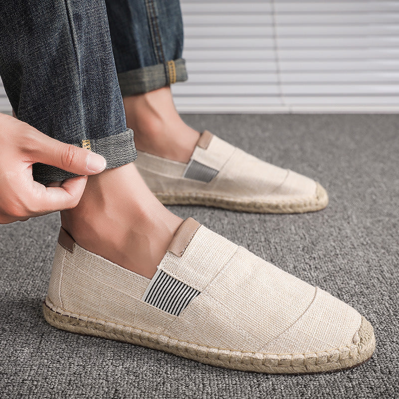 Handgemaakte Canvas Schoenen - StrawSole - Stijlvol & Comfortabel voor Warme Dagen