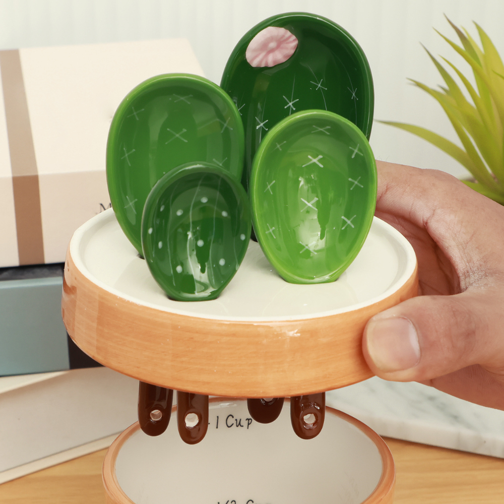 Maatlepelset - CactusCharm - Speels Ontwerp - Functioneel & Leuk Keukenitem