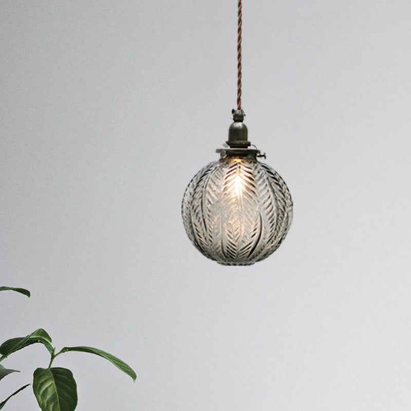 Hanglamp - ColonialGlow - 1-Kops Glas - Veerontwerp