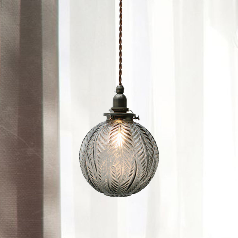 Hanglamp - ColonialGlow - 1-Kops Glas - Veerontwerp