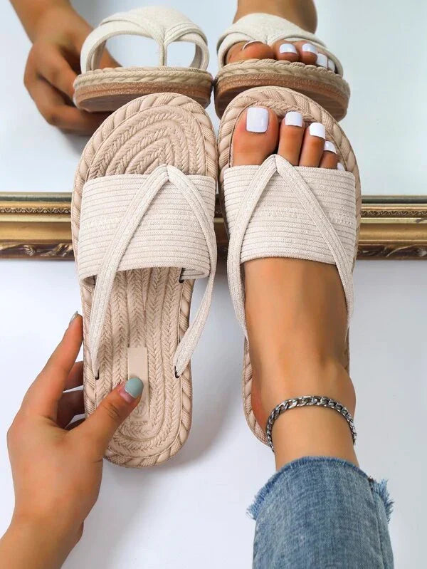 Elegante Sandalen - Fluweel - Ontspannen Pasvorm - Chique Ontwerp