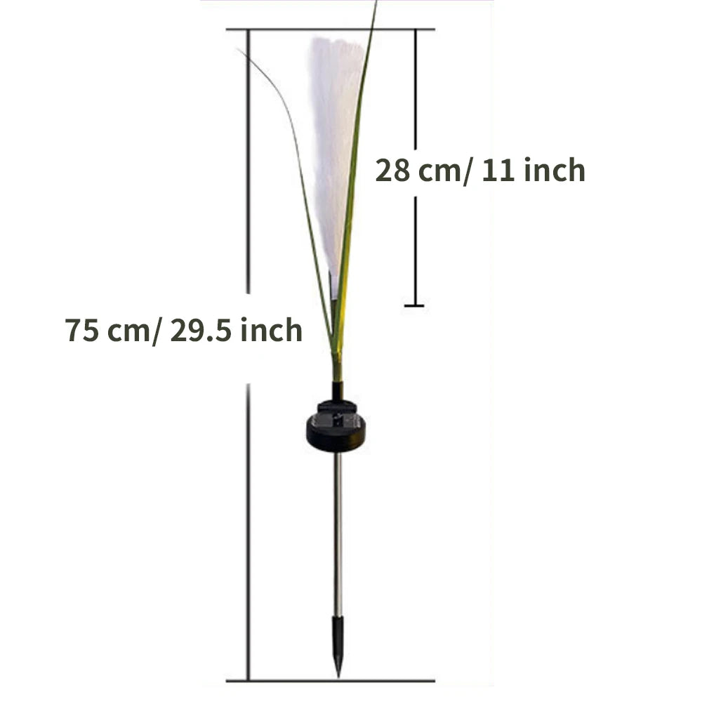 Zonne-rietlamp - Weerbestendig - Buiten Tuin - Tuin Decoratie