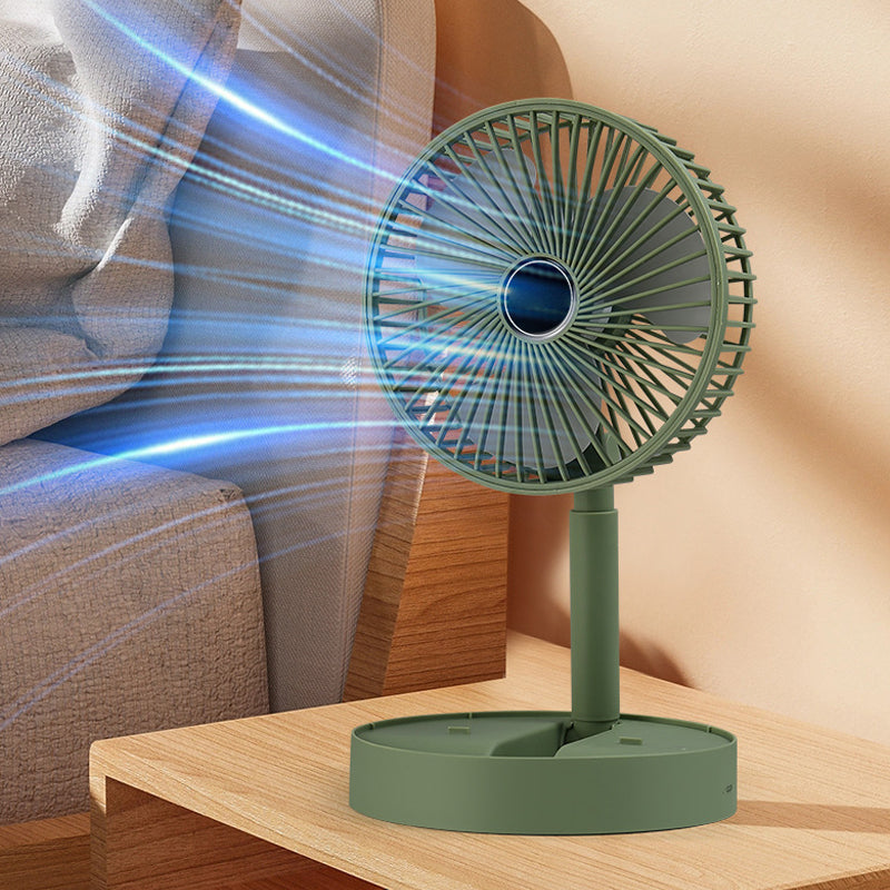 Tafelventilator - CoolBreeze - Oplaadbaar Opvouwbaar - Telescopisch Ontwerp