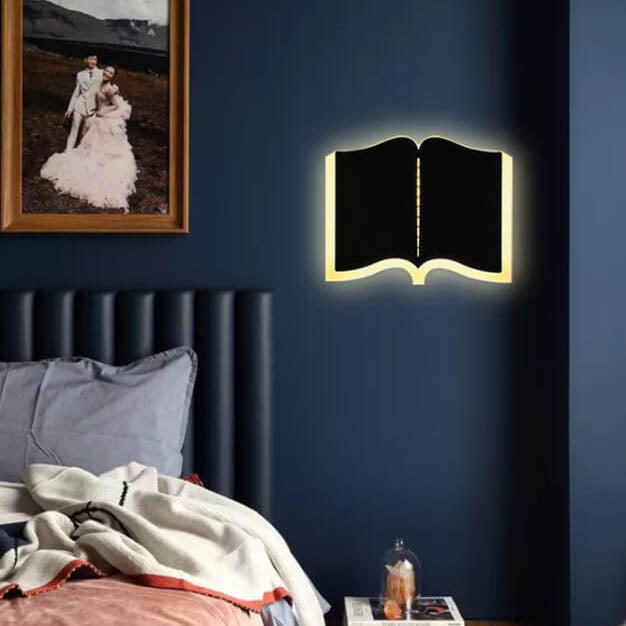 Wandlamp - BookBright - Open Boek Ontwerp - Ideaal voor Leeshoekjes