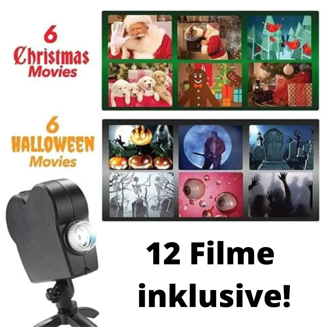 Halloween Projector - Horrify - 6 Films - Spookachtige Effecten