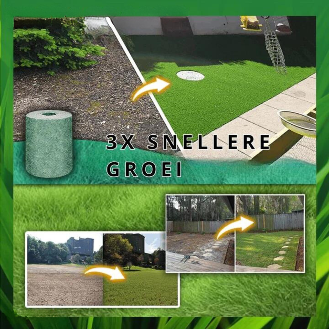 Graszaadmat - RapidGreen - Snelgroeiend - Gemakkelijk Gazononderhoud