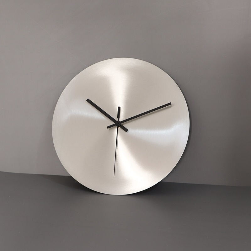 Wandklok - SteelMinimal - Roestvrij Staal - Moderne Elegant