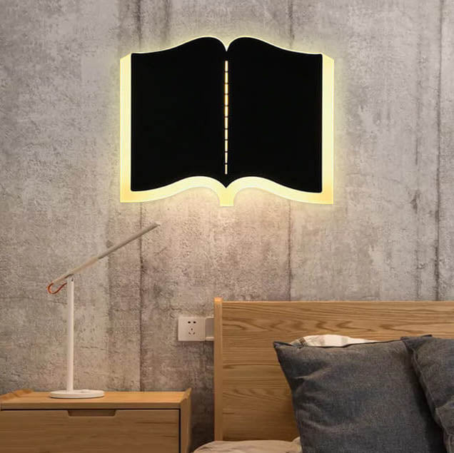 Wandlamp - BookBright - Open Boek Ontwerp - Ideaal voor Leeshoekjes