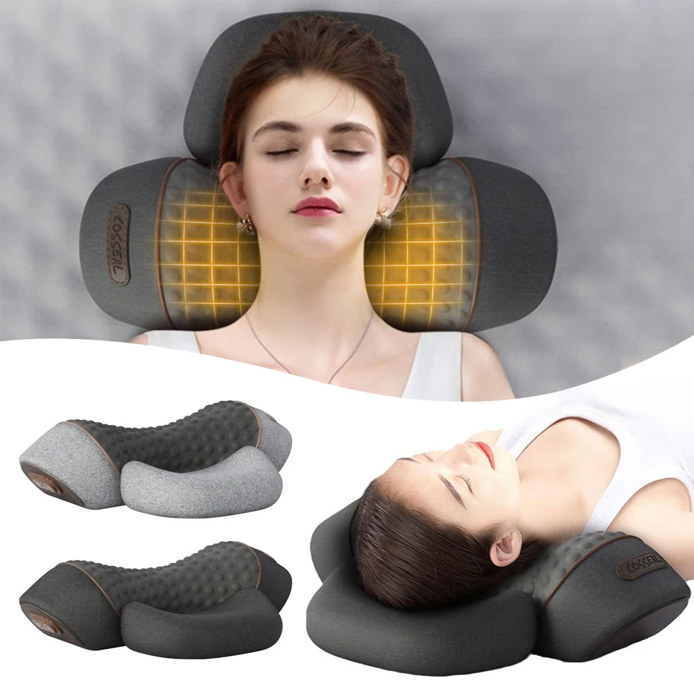 Nekmassager - RelaxNeck - Warmte & Massage - Verlicht Pijn & Spanning