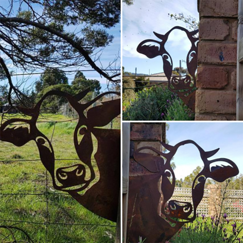 Boerderijdecoratie - PeepFarm - Realistisch Dierontwerp - Tuin Metaalkunst