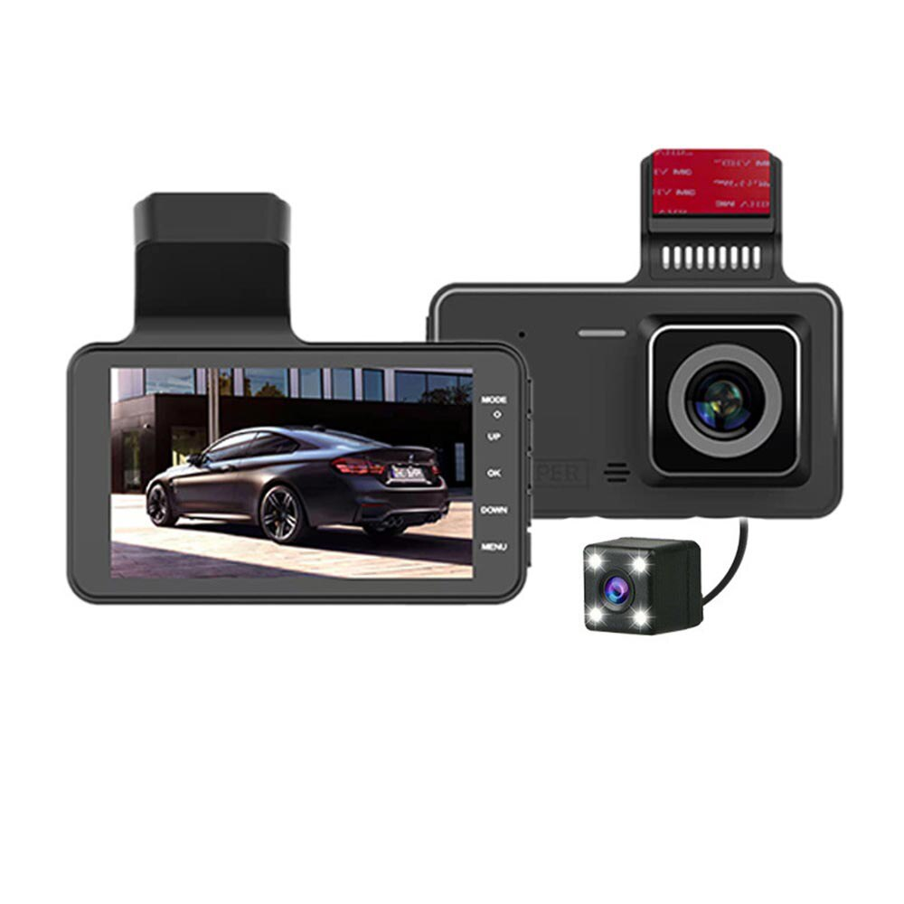 Dashcam - SafeDrive - Dual-Lens HD - 24-Uurs Parkeerbewaking