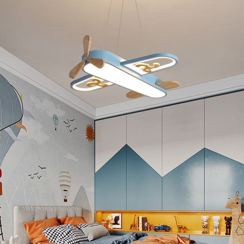 Hanglamp - Vliegtuig - LED Kroonluchter - Kinderkamer