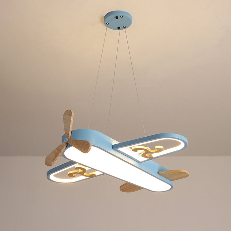 Hanglamp - Vliegtuig - LED Kroonluchter - Kinderkamer