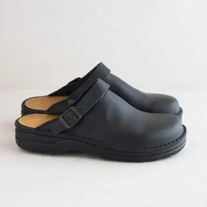 Pantoffels - OrthoStep - Leren Comfort - Heren Schoeisel