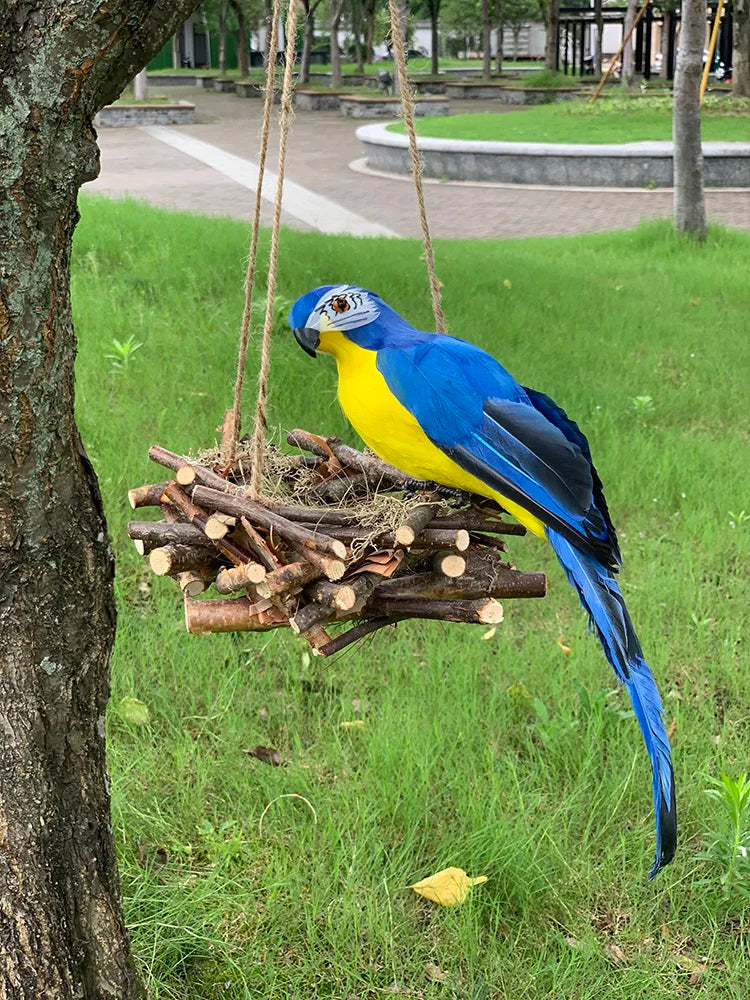 Tuindecoratie - ParrotGlow - Exotische Papegaai - Levendige Accenten