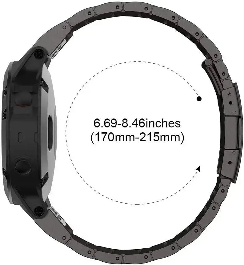 Elite Titanium Band - Garmin Horloge - Hoogwaardige Materialen - Duurzaam & Stijlvol