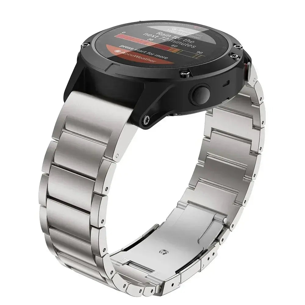 Elite Titanium Band - Garmin Horloge - Hoogwaardige Materialen - Duurzaam & Stijlvol