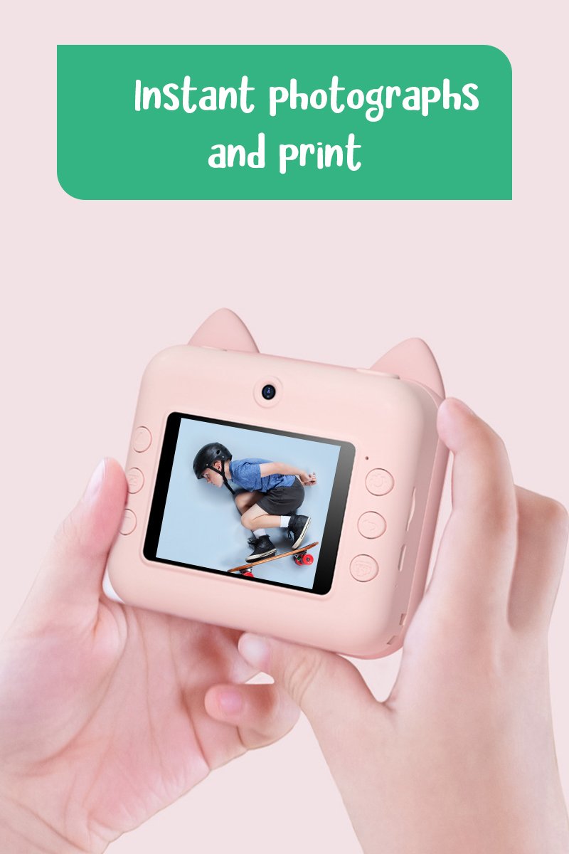 Instant Camera - SnapKid - Snelle Prints voor Kinderen - Vang & Creëer Herinneringen