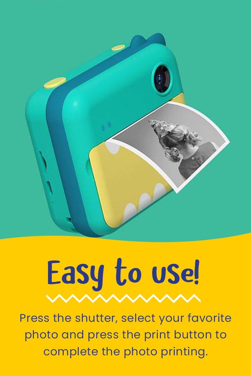 Instant Camera - SnapKid - Snelle Prints voor Kinderen - Vang & Creëer Herinneringen