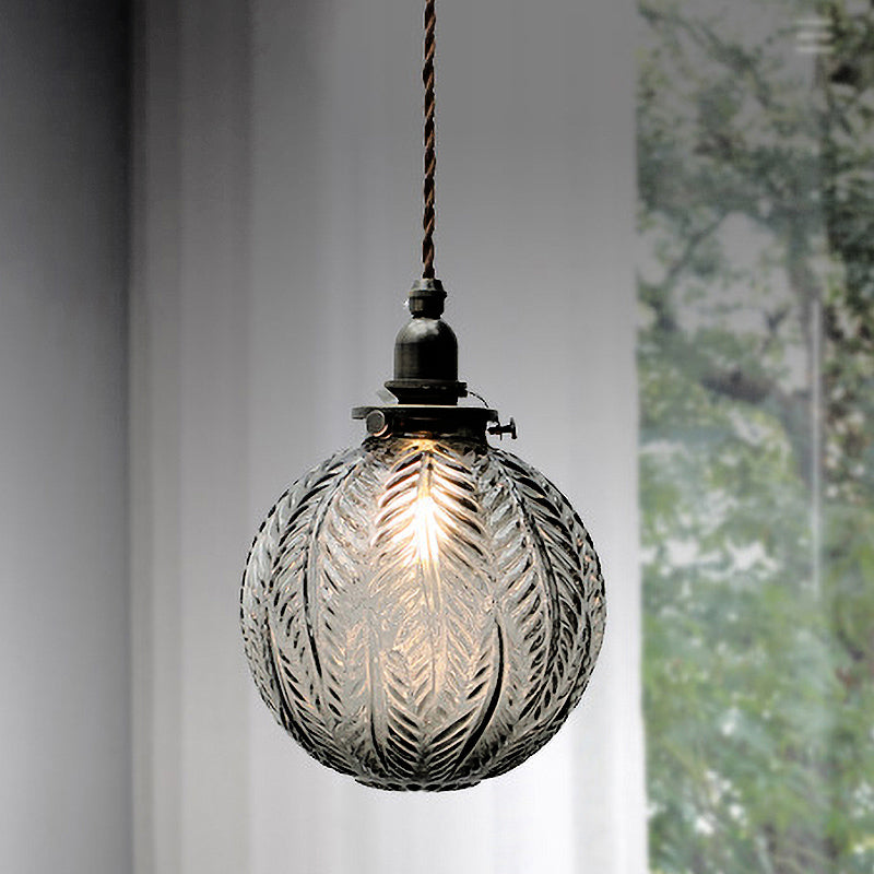 Hanglamp - ColonialGlow - 1-Kops Glas - Veerontwerp