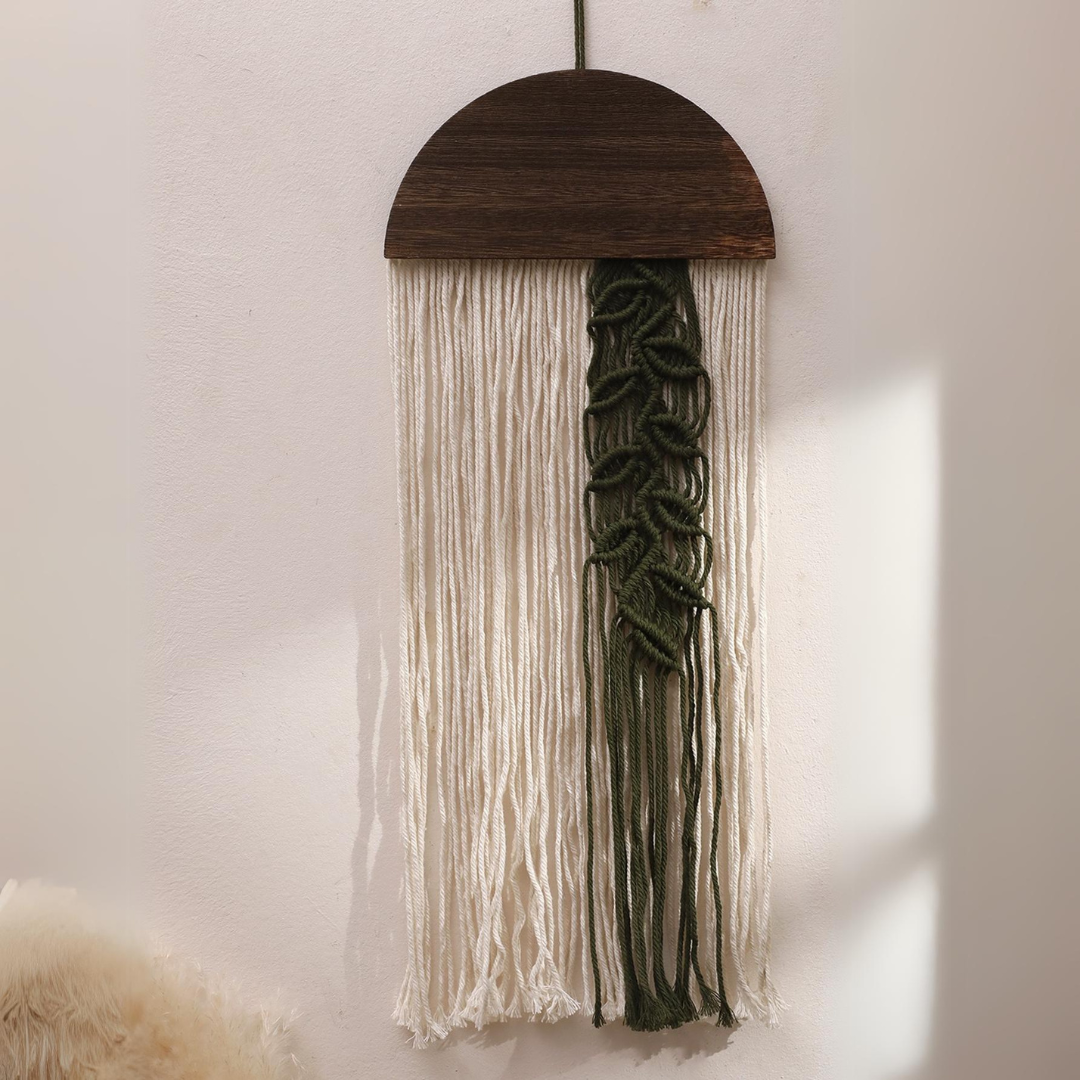 Groot wandkleed - Muurkleed met kwastjes - Boho Home Decoratie - Ibiza style