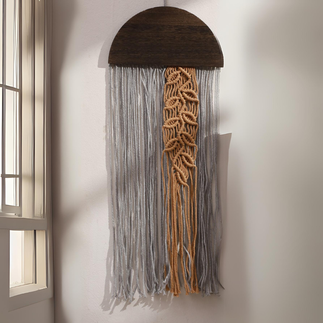 Groot wandkleed - Muurkleed met kwastjes - Boho Home Decoratie - Ibiza style