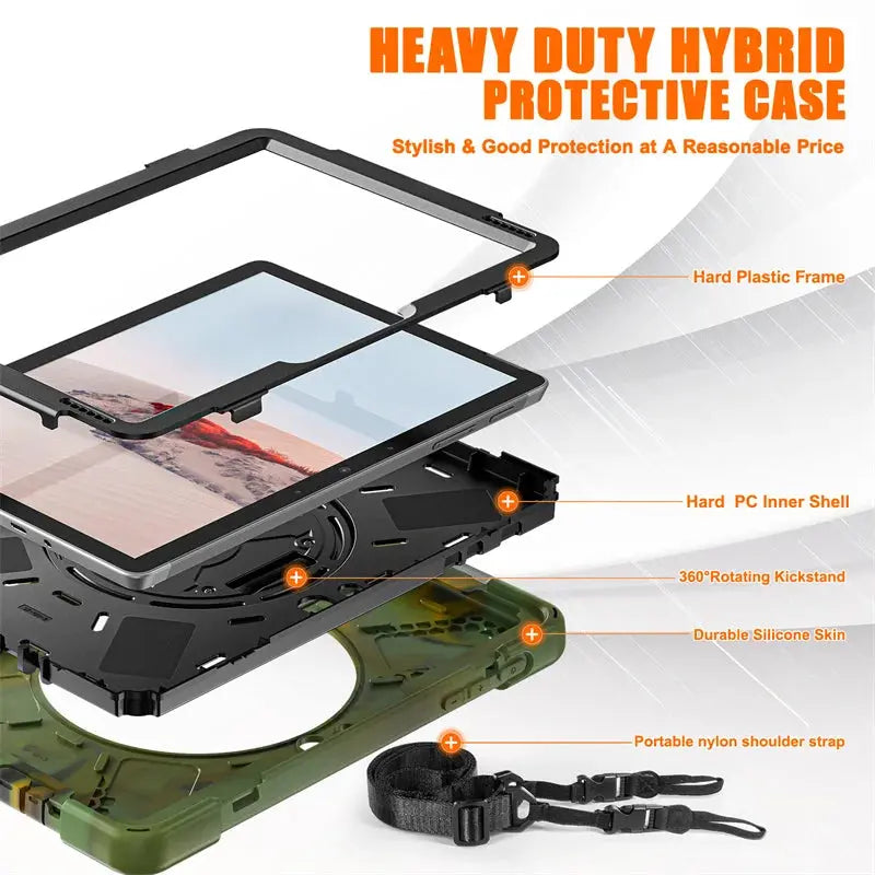 Beschermhoes - RuggedGuard - Militaire Kwaliteit - Surface Tablet