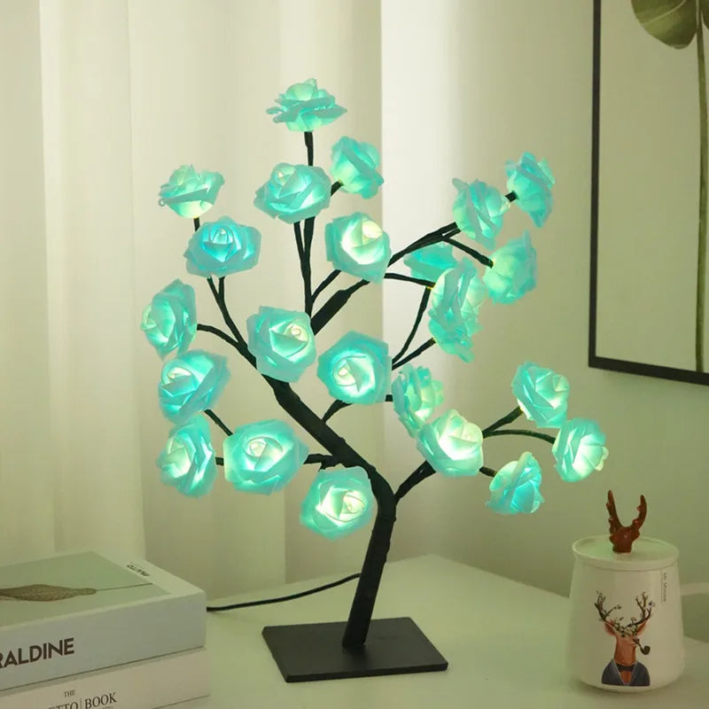 Rozenlamp - EverGlow - Romantische LED Verlichting - Blijvend Symbool van Liefde