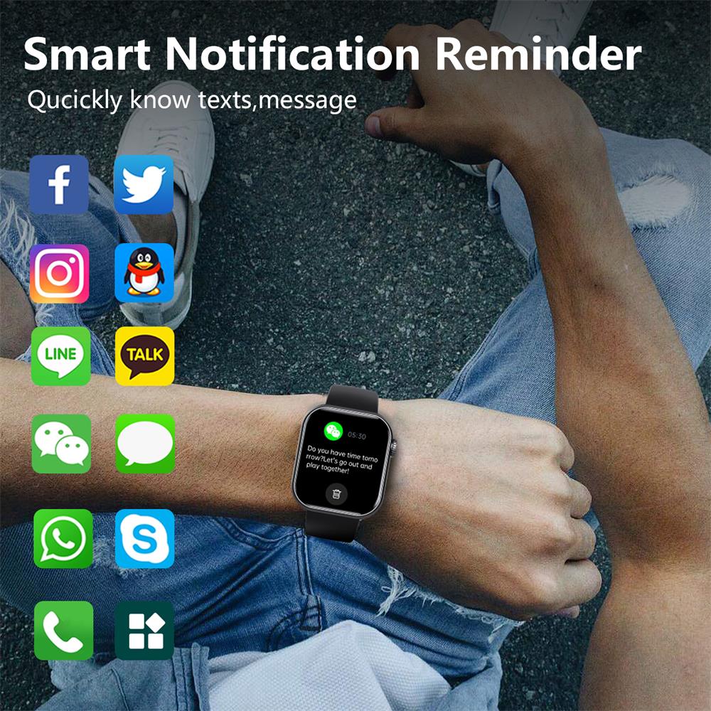 Smartwatch - HealthTrack - Bloedsuiker & Bloeddruk - Niet-Invasieve Monitoring