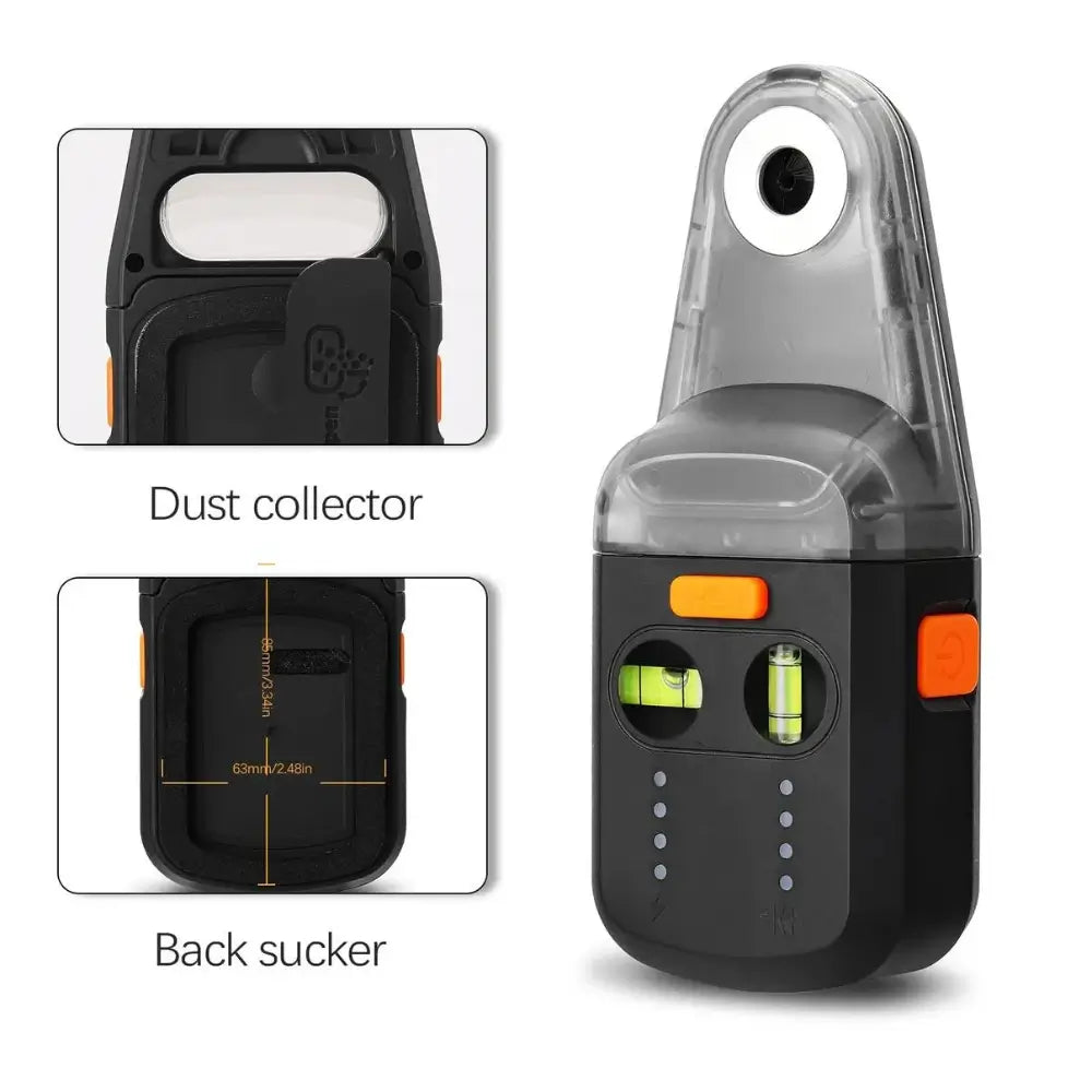 Booraccessoire - DustClean Pro - 2-in-1 Reiniger & Waterpas - Efficiënte Booroplossing