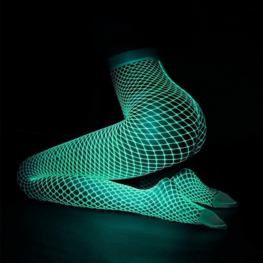 Visnetkousen - Glowtights - Luminous ontwerp - Comfortabele pasvorm