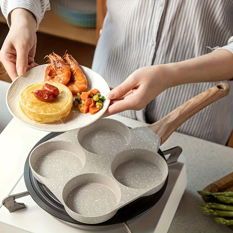 Koekenpan - QuadPan - Vier Holtes - Efficiënt Koken