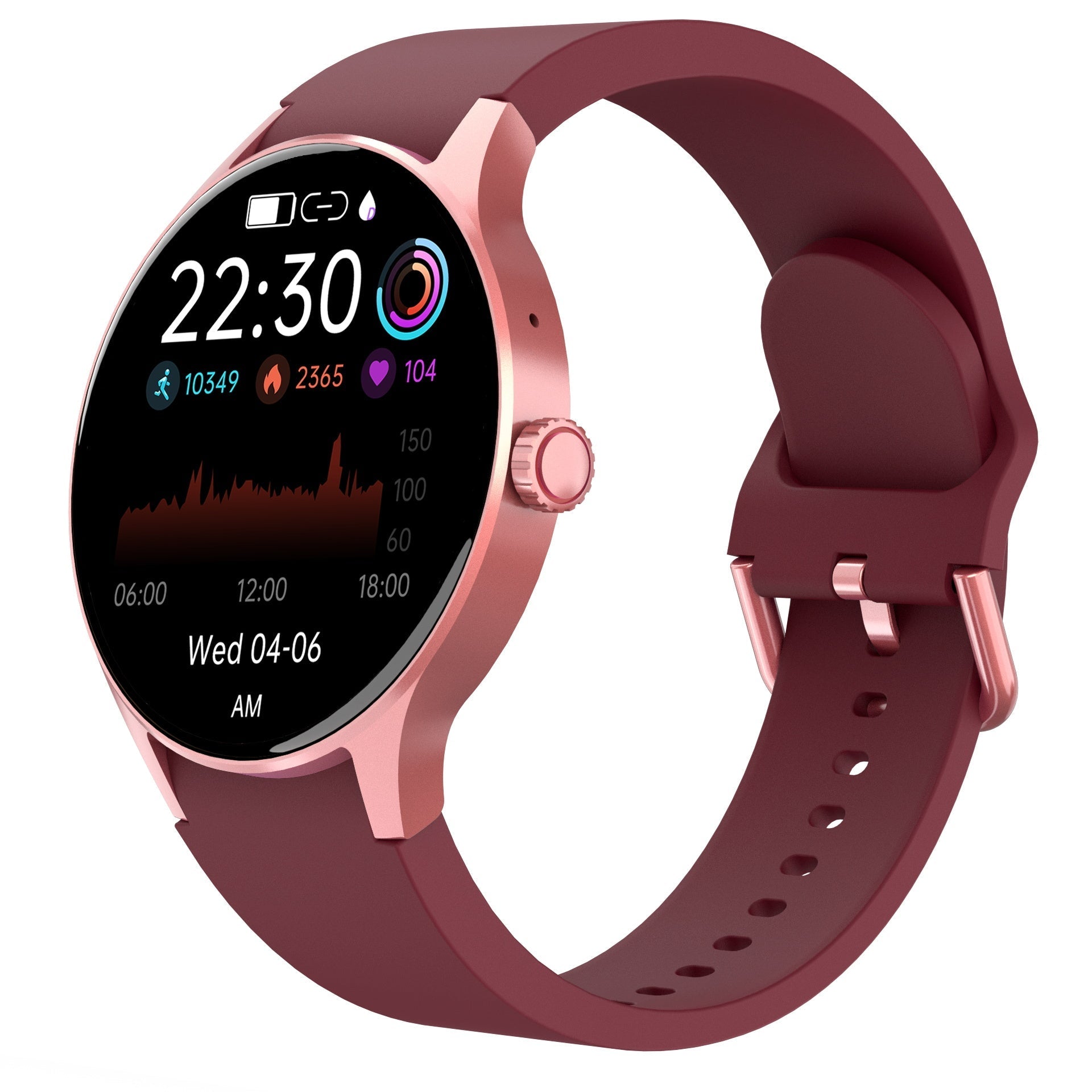 Smartwatch - GlucoSense - AMOLED Scherm - Bloedglucose & Gezondheidsmonitoring