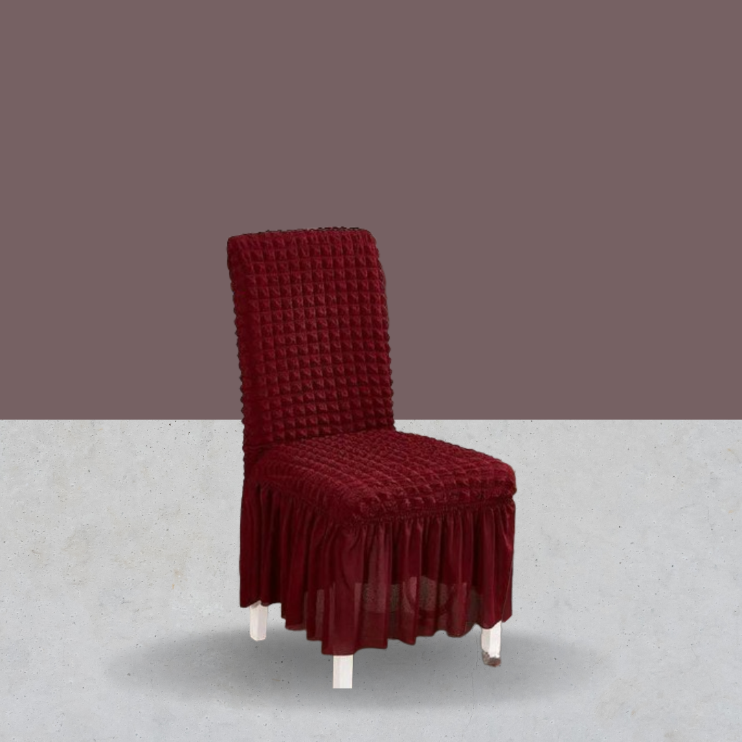 Stoelhoezen - ChairGlam - Ruffle Design - Elegante Eetkamertransformatie