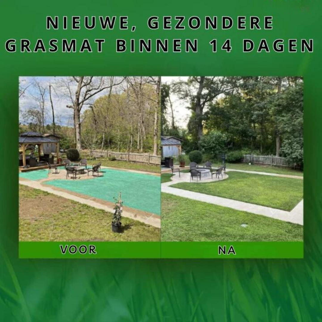 Graszaadmat - RapidGreen - Snelgroeiend - Gemakkelijk Gazononderhoud