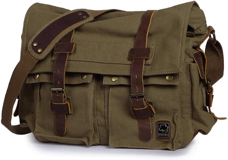 Messenger Bag - RetroGuard - Vintage Militaire Stijl - Duurzaam Canvas