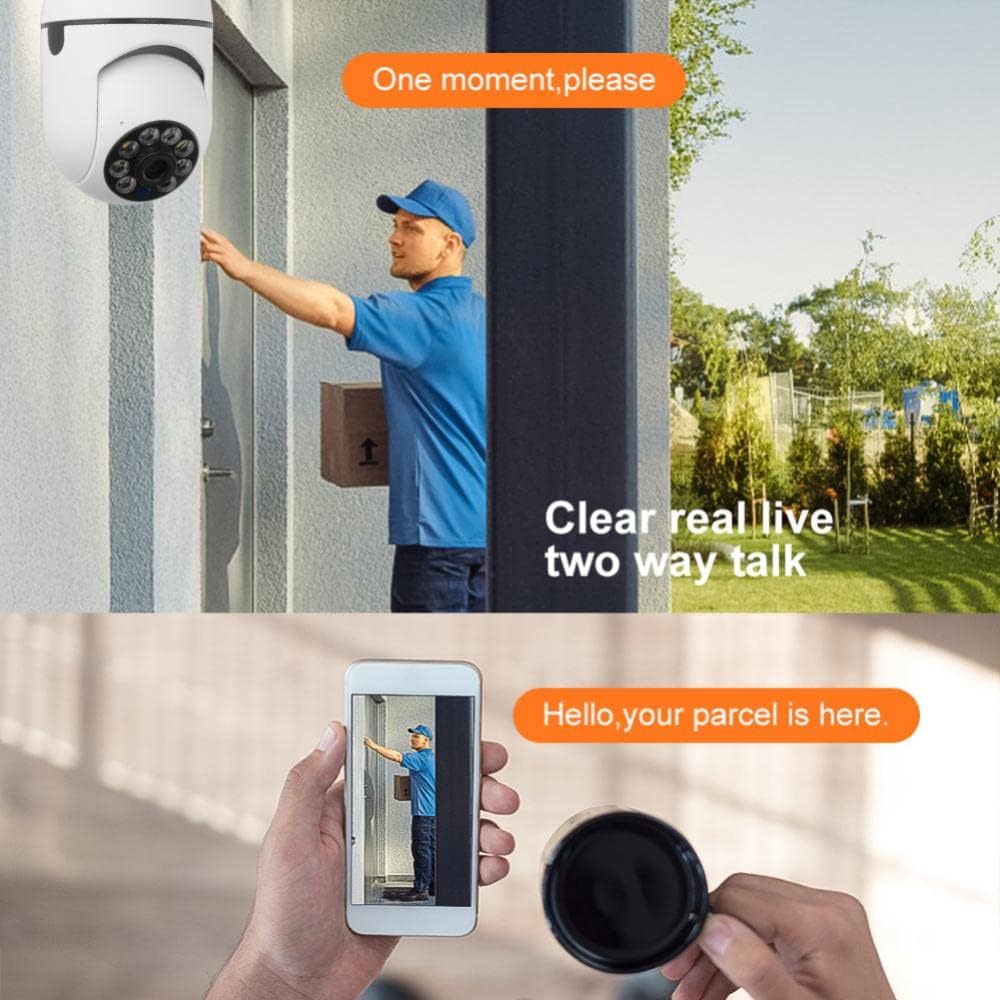 Spycamera - CamSocket - 360º Bewaking - Eenvoudige Installatie