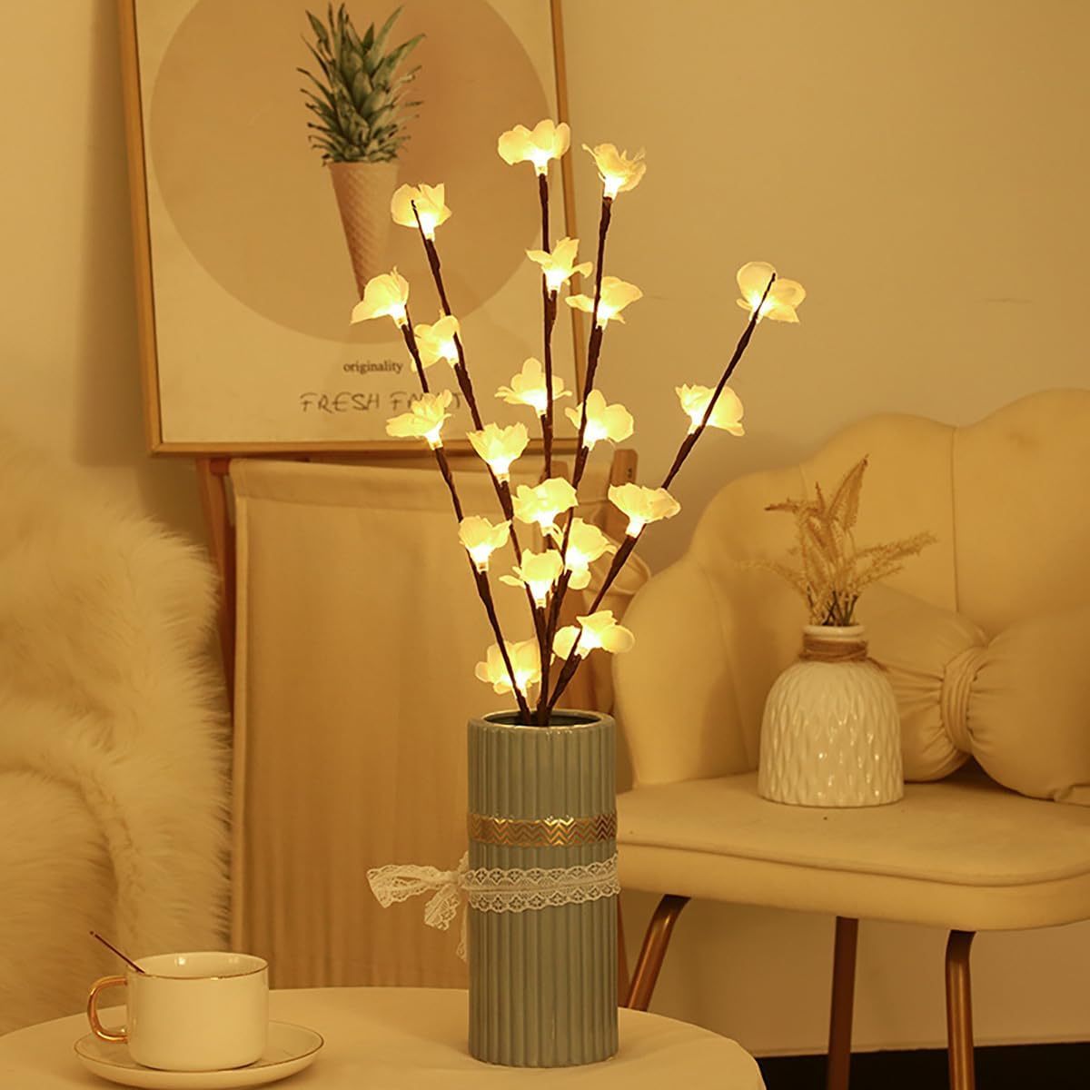 Sfeerverlichting - MagicBranch - Verstelbaar & Warme LEDs - Natuur-Inspiratie Decoratie