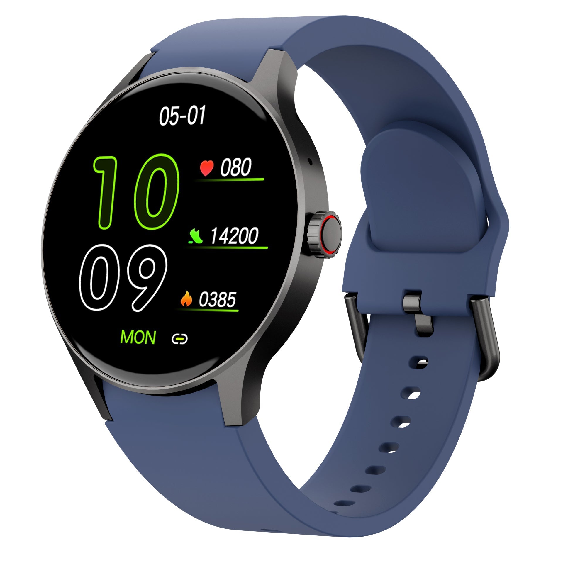 Smartwatch - GlucoSense - AMOLED Scherm - Bloedglucose & Gezondheidsmonitoring