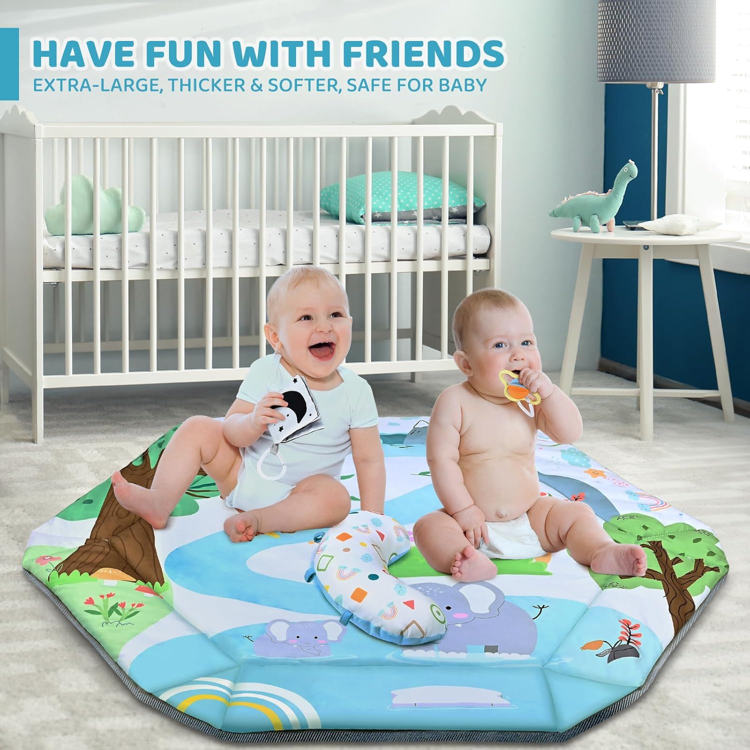 Babyspeelmat - TummyTimey - 8-in-1 Babygym - Sensorische Ontwikkeling