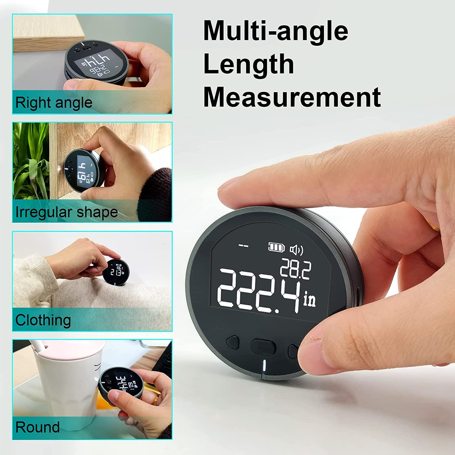 Digitale Liniaal - MeasureMate - Nauwkeurig & Compact - Lange Batterijduur